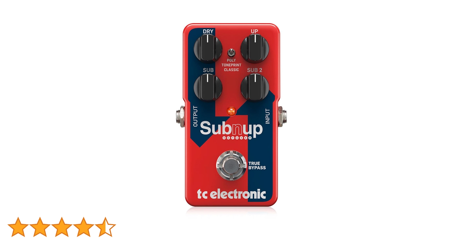 TC Electronic Sub 'N' Up Octaver Pedal para guitarra/baixo